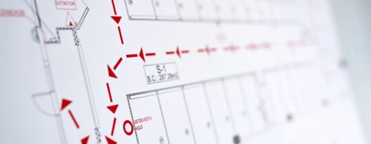 An emergency evacuation route in a condominium building – Larlyn Property Management